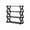 Black, variant on Qocolhg 4 Tier Small Shoe Rack, Shoe Shelf, Sturdy Shoe Organizer for Entryway and Front Door Entrance, Shoe Shelf, Free-Standing Closet Shoe Organizers and Storage for Entryway, Closet, Bedroom