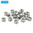 thumbnail image 3 of Unique Bargains Adaptateurs de Filetage Manchon Réducteur Écrou 20 Pcs M8x1.25 Mâle à M5x0.8 Femelle Écrou de Réparation 6mm, 3 of 7