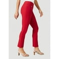 thumbnail image 3 of Lisette L Montreal Women's So Slim Ankle Pants, Red, 0, 3 of 3