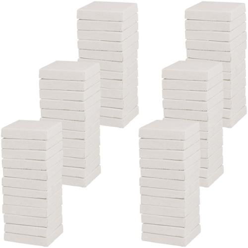 US Art Supply 3/" x 3/" Mini Professional Primed Stretched Canvas 6-Packs of 12 72