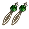 thumbnail image 2 of St. Patrick's Day Vintage Copper Crown-Shaped Bookmarks - Set of 2 Stainless Steel Book Markers for Readers and Book Lovers, 2 of 5