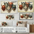 thumbnail image 4 of Designart "Chinese Opera China Art painting" Chinese Wall Art Living Room, 4 of 5