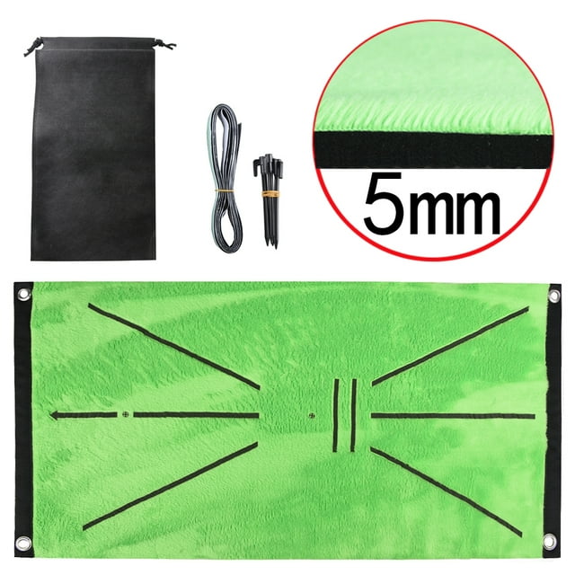 Golf Training Mat Swing Track Practice Marking Pad Detection Batting Ball Trace Directional Detection Mat Swing Practice Mats Outdoor Use