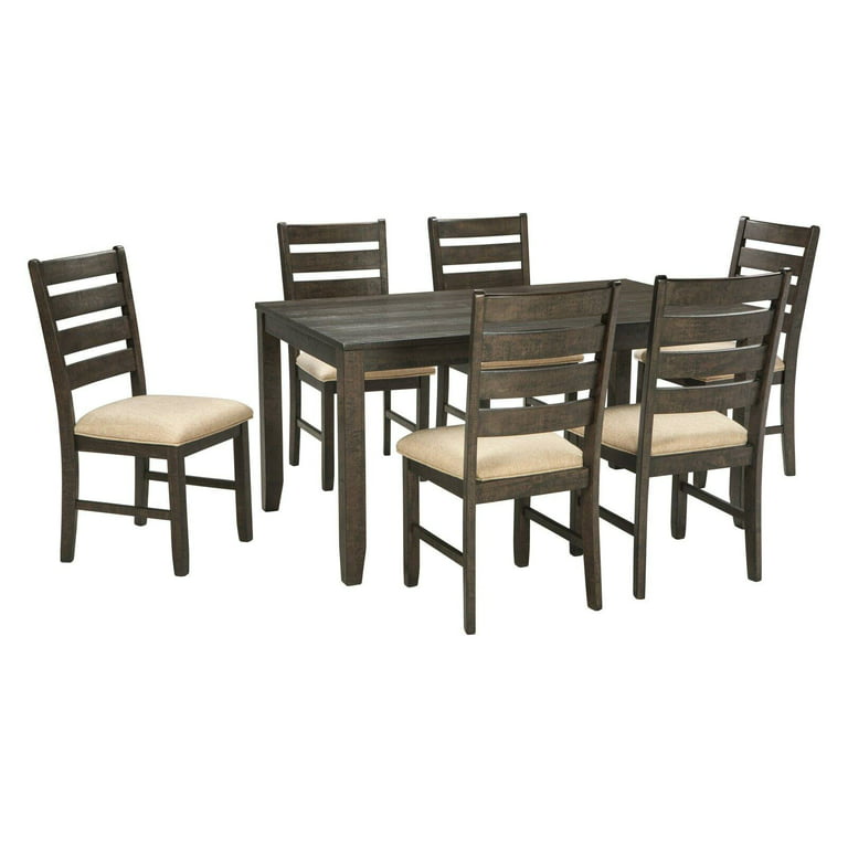 Ashley Rokane 7 Piece Dining Table Set, 7 Piece Dining Room Set Under 600