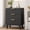 Black, variant on Aufeile Nightstand with Charging Station, 3 Drawer Nightstand for Bedroom, Fluted Bedside Table with USB Ports, Modern Wood Bedroom Side Table with Drawers, Walnut