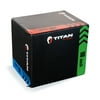 Titan Fitness 3-In-1 Heavy Foam Plyometric Box, 16-in. x 18-in. x 20-in., HIIT Exercises, MMA Training, Cross Training