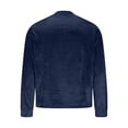 thumbnail image 4 of Haut de Survêtement en Velours pour Usage Quotidien Décontracté, Chandail à Manches Longues Confortable à Col Rond pour Hommes, Coupe Décontractée, Style Jeune pour Toutes les Saisons, 4 of 7