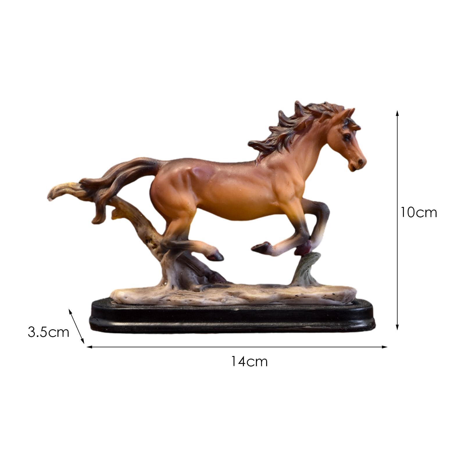 Fiocias Sculpture Paper Towel Holder Figurine Artwork Collectible Art Ornament Horse Statue Vertical Tissue Rack for Desk Decoration Bookcase Living Room Home