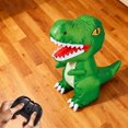 thumbnail image 1 of Dinosaurio inflable de juguete con control remoto, rotación de 360 degree, reproducción de música, inflado y desinflado automático para niños mayores de 3 Verde, 1 of 8