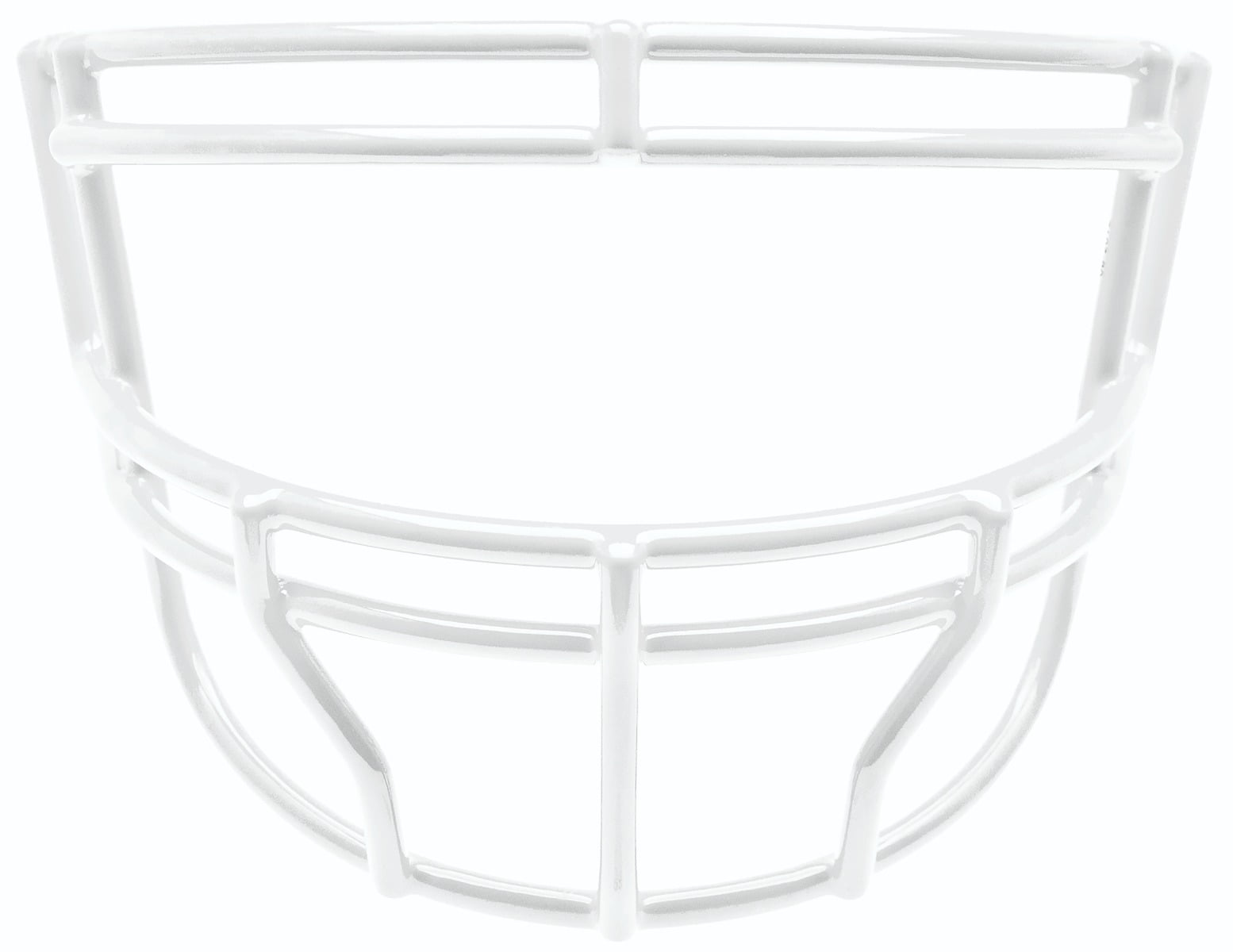 White w/ hardware Schutt Super Pro NOPO Football Facemask 