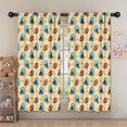 thumbnail image 5 of Kid Curtains,Football Helmet Beige Pattern Kid Insulated Curtains Set Of 2,Bedroom Essentials,Toddler Room Decor 52"x63", 5 of 5