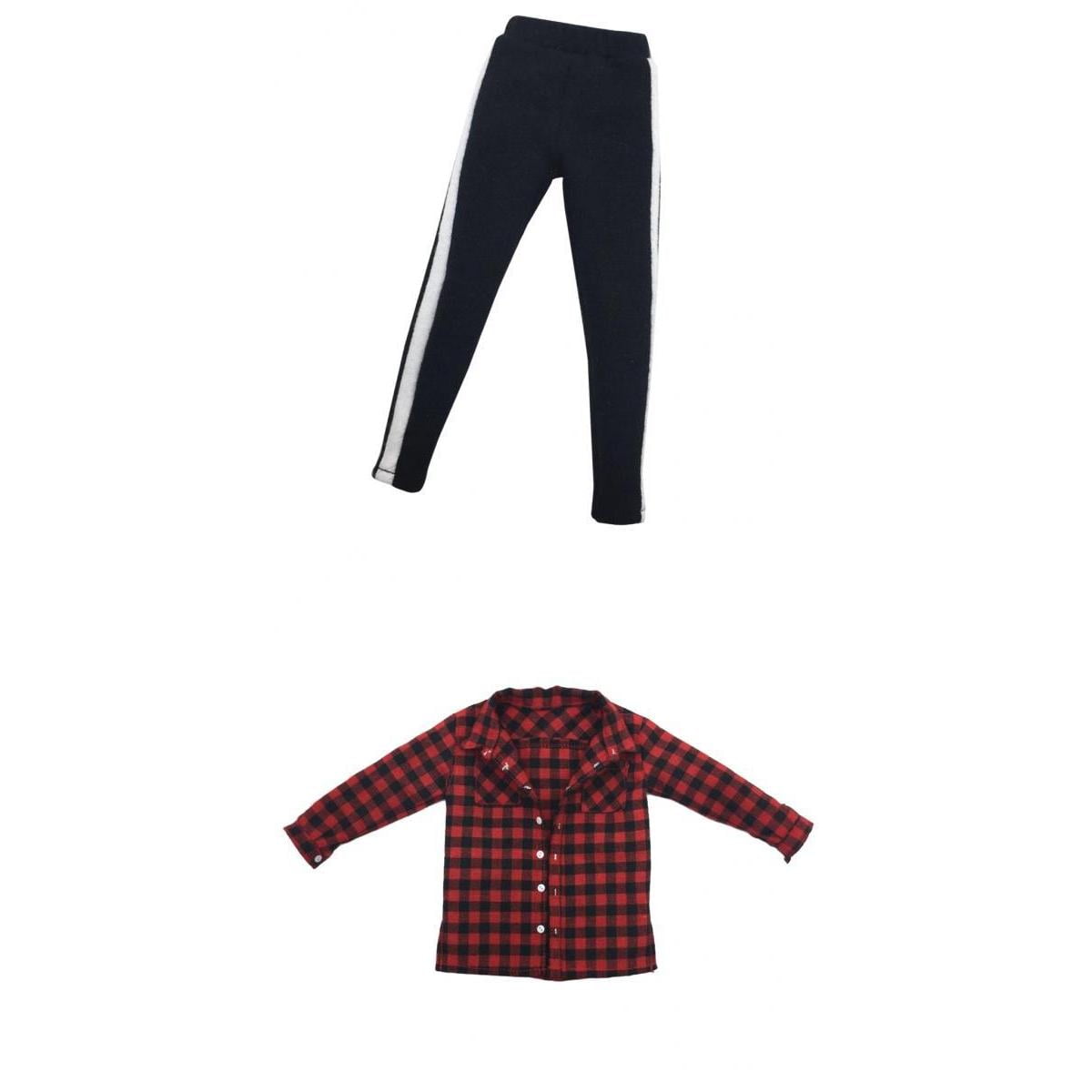 1/6 Scale Red Pants for 12" Action Figure Toys 