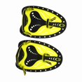 thumbnail image 2 of Aletas de mano para natación y buceo Nikou TPR PP Amarillo L, 2 of 15