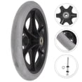 thumbnail image 4 of 1pc 8-Inch Wheelchair Front Wheel Solid Tire Universal Wheel Accessory, 4 of 8