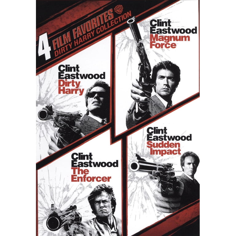 SDS Dirty Harry Collection DVD Box Set, Includes 4 Movies