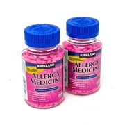 Kirkland Signature Allergy Medicine Diphenhydramine 25 Mg 600 Count (Pack of 2)