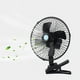 thumbnail image 5 of Ventilador de coche ajustable de aire acondicionado de bajo ruido montado en vehículo de 10 pulgadas y 12 V (negro), 5 of 5