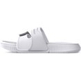 thumbnail image 2 of Under Armour Women's Ansa Studio Slides White/White/Halo Gray - 3025045-101, 2 of 5