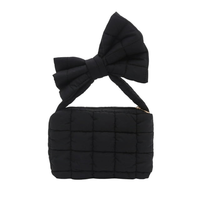 Strap for Crossbody Bag Pleated Bow Bag Womenshandbag Shoulder Solid Color Crossbody Bag
