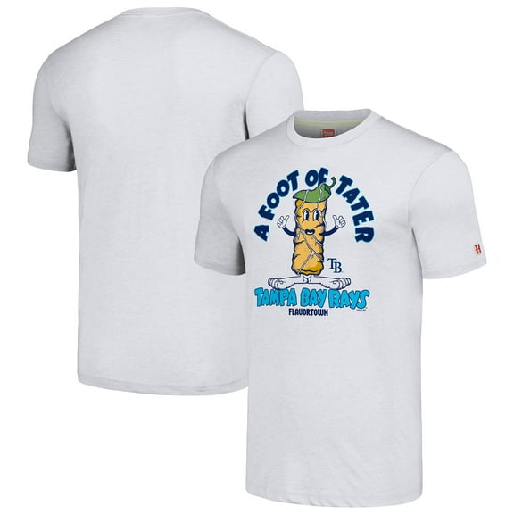 Unisex MLB x Guy Fieri-s Flavortown  Ash Tampa Bay Rays Tri-Blend T-Shirt