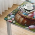 thumbnail image 5 of Acheng Easter Eggs Flowers Grass Square Table Cover 100% Polyester Fiber Easter 46*46, 5 of 8
