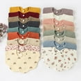 thumbnail image 4 of JUNTEX Baby Wave Shape Feeding Bib Bandana Burp Cloth Scarf Printed Saliva Towel Apron, 4 of 19