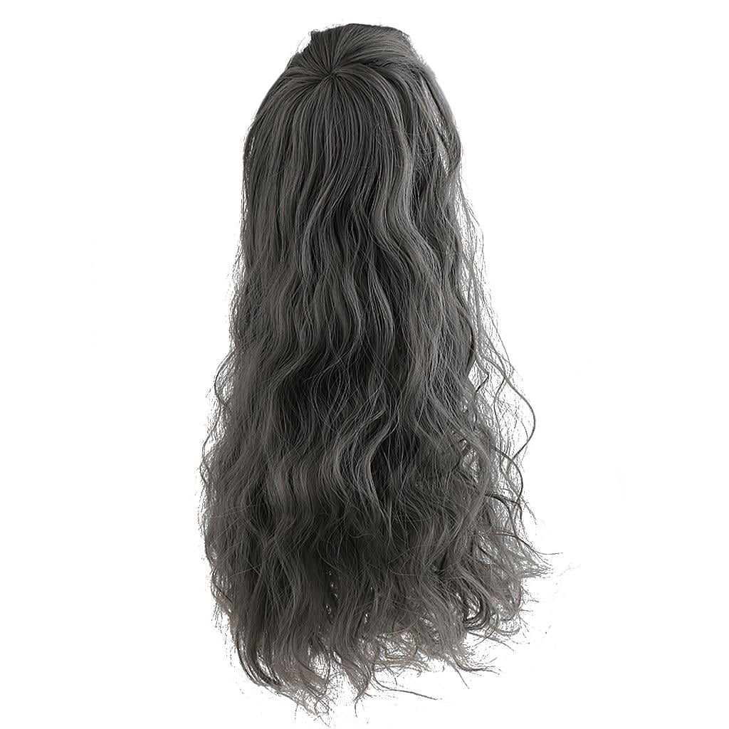 for Blythe Takara Pullip DIY Fashion Gray Curly Hair 1/6 BJD Doll Wig