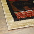 thumbnail image 3 of Mayberry Rug LK6970 8X10 7 ft. 10 in. x 9 ft. 10 in. Lodge King Red Pine Area Rug, 3 of 5