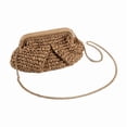 thumbnail image 2 of Bolso de Paja para Mujer Bolsa Bola Masa Nube Hombro Tipo Bandolera Tejido Playa Verano, 2 of 5