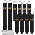 thumbnail image 1 of Soporte Para Cable De Extensión Para Colgar – Correas Para Asa Con Ganchos En S, Paquete De 10 Perchas Para Herramientas Organizadoras De Garaje Resistentes De 13", 22", 35", Manguera De Jardín, Cable, 1 of 5