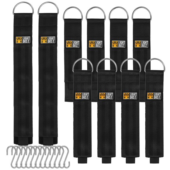 Soporte Para Cable De Extensión Para Colgar – Correas Para Asa Con Ganchos En S, Paquete De 10 Perchas Para Herramientas Organizadoras De Garaje Resistentes De 13", 22", 35", Manguera De Jardín, Cable