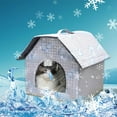 thumbnail image 1 of PALIFEUR Fournitures pour Animaux Lit Rafraîchissant d'Été pour Animaux et Chiens - Maison Climatisée Pliable pour Animaux - Blocs Réfrigérants Faits Maison pour Lit Réfrigérant Fournitures pour Chiens, 1 of 9