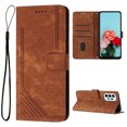 thumbnail image 1 of Wallet Case for Samsung Galaxy A53 5G, Premium PU Leather Flip Case Card Slots Holder, Luxury Kickstand Function Book Folding Folio Cover with Wrist Strap for Galaxy A53 5G, Brown, 1 of 12