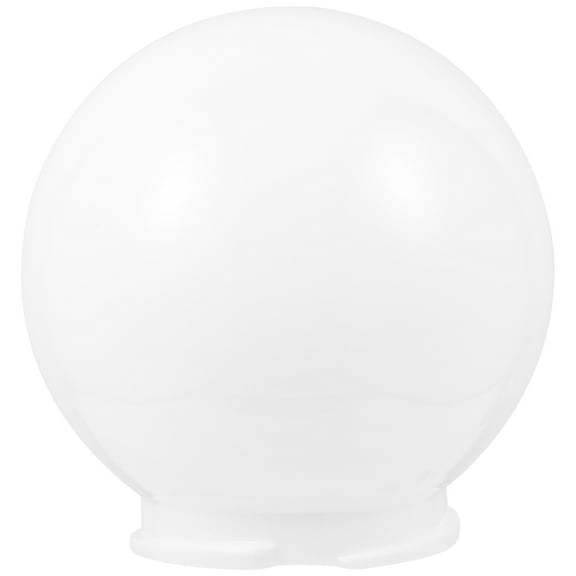 OFFIGAM White Round Globe Acrylic Light Cover for Outdoor Ceiling Fixtures Weather-Resistant Replacement