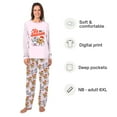 thumbnail image 2 of Tis the Season Family Matching Pajama Set, Fun Milk and Cookie Holiday Design with Pet Outfit, 2 of 7