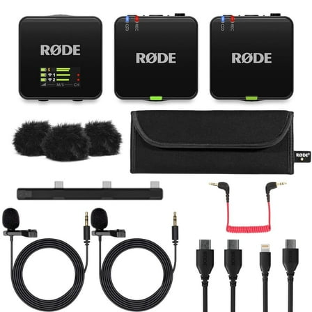 Rode Wireless GO GEN 3 Microphone System with 2 Turnstile Lav Mics