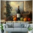 thumbnail image 4 of Orinice Fruit Basket Tapestry Wall Hanging Unique Style Graphic Tapestries Home Wall Decor Art for Living Room Bedroom Apartment Farmhouse Dorm 50x40inch, 4 of 6