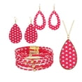 thumbnail image 4 of Día de San Valentín Conjunto de joyería para mujer Pendientes colgantes Collar del día de San Valentín para aniversario Celebraciones del día de, 4 of 8