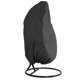 thumbnail image 1 of Funda para silla colgante de jardín de mimbre de ratán, impermeable, funda protectora para silla colgante, resistente al agua y al polvo, 190 x 115 cm (negro), 1 of 5