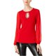 thumbnail image 1 of Suéter de Punto Adornado I-N-C para Mujer Rojo Grande, 1 of 2