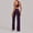 Purple, variant on SKQIT Womens Workout Sets 2 Piece Yoga Outfits Racerback Tank Top High Waist Flare Leggings Gym Sets