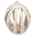 thumbnail image 6 of Northlight LED Lighted Skeleton Pumpkin Halloween Decoration - 6.25", 6 of 9
