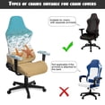thumbnail image 5 of TSOVTHRID Starfish Beach Print 4 Pieces Gaming Chair Covers Slipcovers Non-Slip Gaming Chair Cover Set Universal Computer Armchair Seat Slipcovers with Armrest Covers, 5 of 7