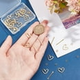 thumbnail image 3 of DIY Link Jewelry Making Finding Kit Including Brass Links Connectors & Linking Rings & Jump Rings Real 18K Gold Plated 90pcs/box DIY, 3 of 9