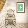 thumbnail image 3 of Art Licensing Studio 17x24 Gold Ornate Wood Framed with Double Matting Museum Art Print Titled - Initials Pattern D, 3 of 4