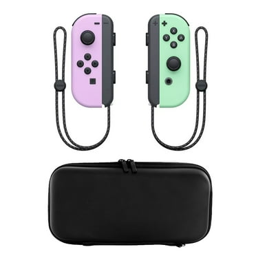 JoyCon in Pastel Purple & Green with Carry Case