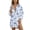 Dolphin Palm Tree Print Blue White, variant on Renewold Swimsuit Coverup for Women T-Shirt Dress with Pockets Long Sleeve Bathing Suit T Shirt Cover Up for Women Comfortable Button Down Shirts Swimwear, Violet Leopard Print, 3XL