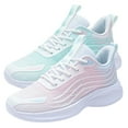 thumbnail image 5 of Sopiago Cute Shoes Womens Classic Lace Up Casual Sneakers, Wide Width Available Pink,41, 5 of 6