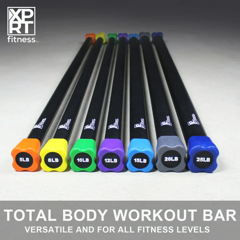 Body-Solid Tools Padded Weighted Fitness Bar - Best Fitness Equipment