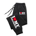 thumbnail image 1 of I Love My Girlfriend Printed Sweat pant Fitting Sport Pocket Drawstring Pant Outdoor, 1 of 6
